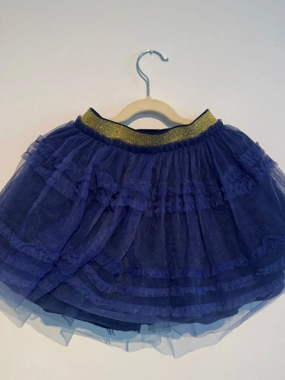 Mini Boden Navy Tulle Skirt 3-4Y